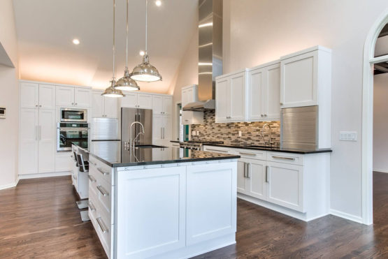 custom white kitchen remodel, Lincoln NE